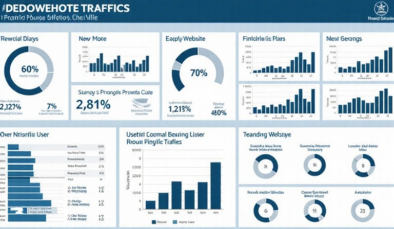 Gráfico mostrando el análisis de tráfico web y el comportamiento del usuario
